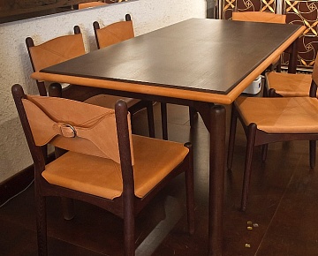 Стол обеденный со стульями Fazem
